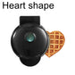 Elektrische Mini-Waffelmaschine - 110V & 220V Küchenkochgerät für das Frühstück und Dessert der Kinder, kleine Spiegeleier