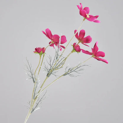 Frendorf | 60 cm Gesang Blume Künstliche Seidenblume – Weiße Cosmos Gänseblümchen für Hochzeit, Weihnachten, Herbst Wohnkultur