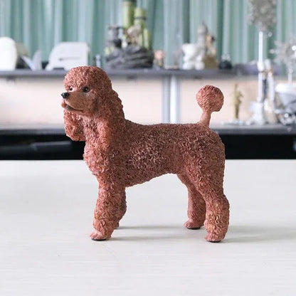 Mode Hund Modell Simulation Tier Kollektion Dekoration Handwerkskunst Figuren Miniaturen Wandbilder Zubehör Einrichtung Modelle