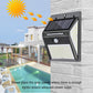 Neu Solar Lampe Licht IP65 Wasserdicht mit Motion Sensor