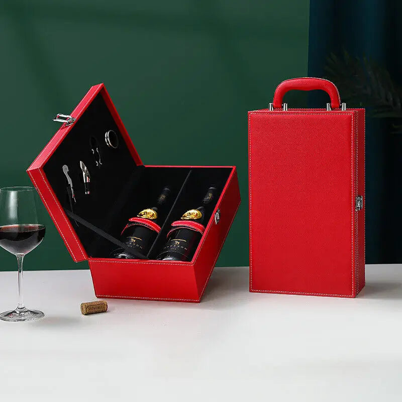 Luxe Weinkoffer - Stilvolle Aufbewahrung für Wein und Zubehör