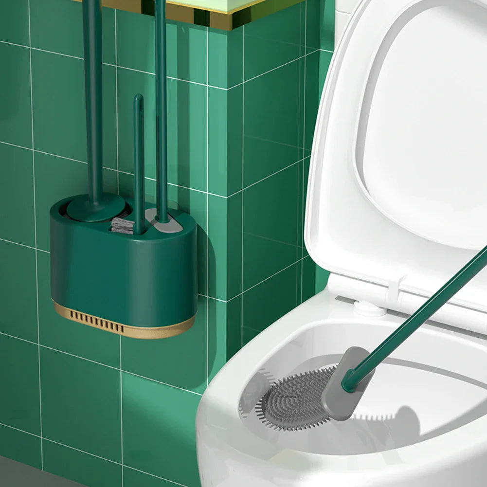 Frendorf | 3-in-1-Toilettenbürste, um deine Toilette ohne tote Ecken zu reinigen