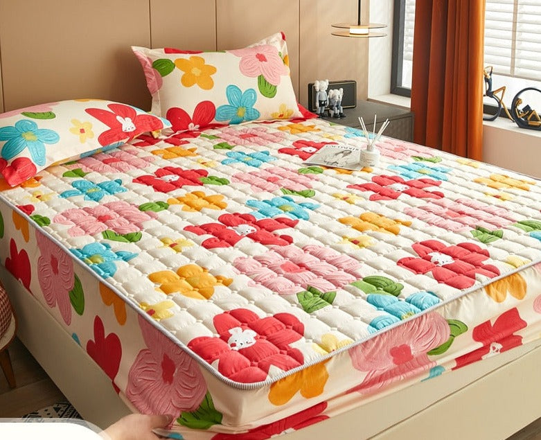 Frendorf | CozyCover gepolstertes Spannbettlaken für luxuriösen Schlaf
