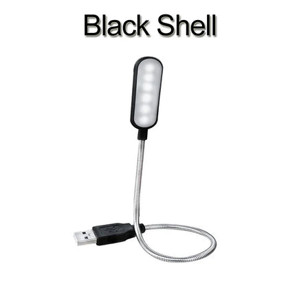 Tragbare USB LED Mini Buchlicht - Flexible 6 LEDs für Power Bank, Laptop, Notebook, PC