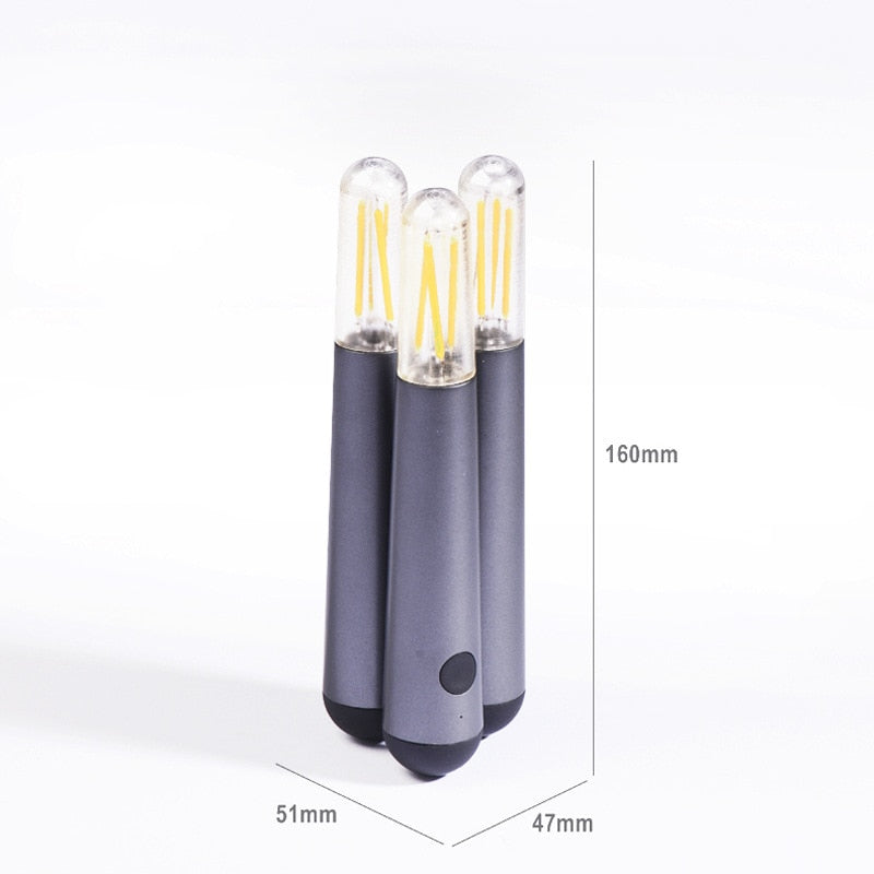 Frendorf | Vexora Modern LED Tischleuchte | Kabellos | Touch-Dimmer | Stimmungslicht | Dekoleuchte für Zuhause