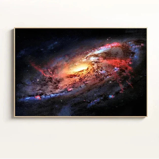 Frendorf | StarNova Nebula Leinwand | Moderne Wandkunst | Hochwertige Galaxie-Drucke | Dekoration für Zuhause
