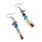 Frendorf | 7 Chakra Naturstein Chips Dangle Ohrringe
