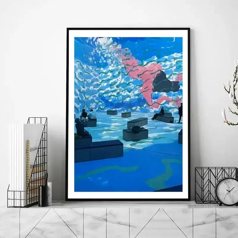 David Hockney Kunst POSTER Poster Drucke Wandbilder Wohnzimmer Heimdekoration