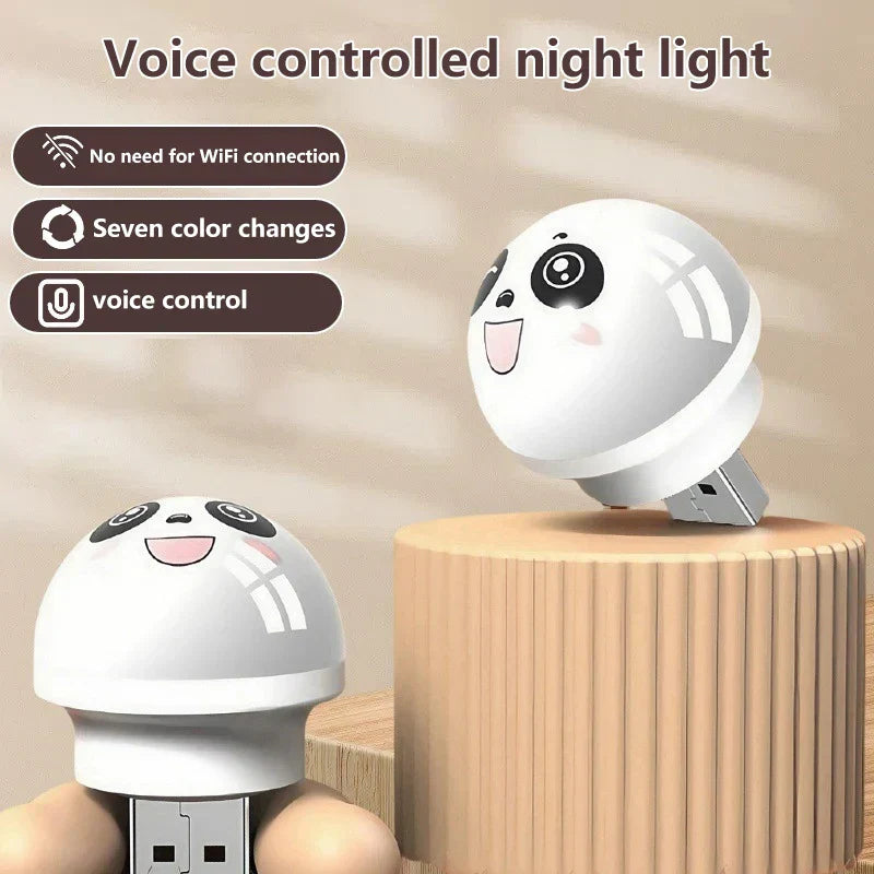 Frendorf | Süße Panda Sprachgesteuerte LED Nachtlampe