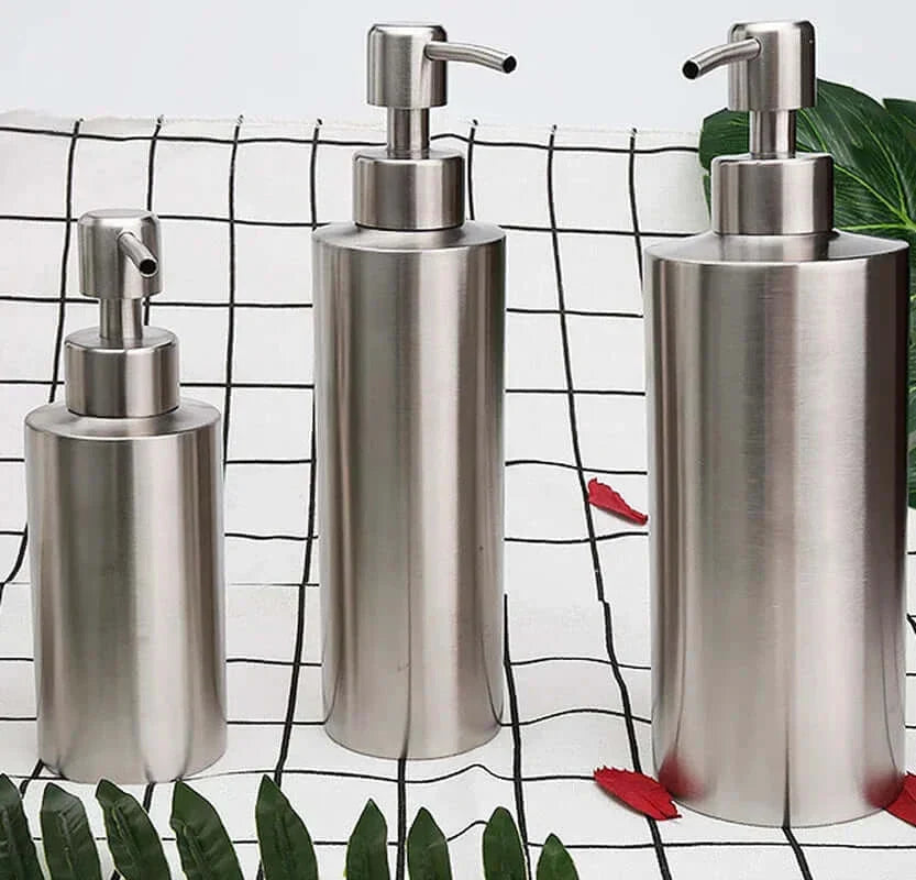 Eleganter Edelstahl Handpumpen Seifenspender 250ml/350ml/550ml