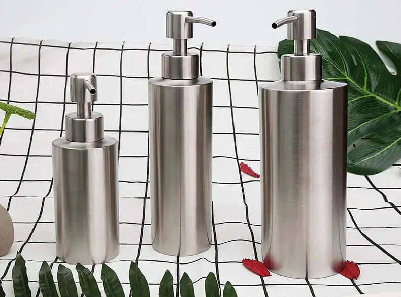 Eleganter Edelstahl Handpumpen Seifenspender 250ml/350ml/550ml