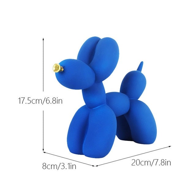 Luxuriöse Wohnkultur, Ballonhund Deko, Büroschreibtisch Zubehör, Tier Deko, moderne beliebte Kunst, nordische Statuen