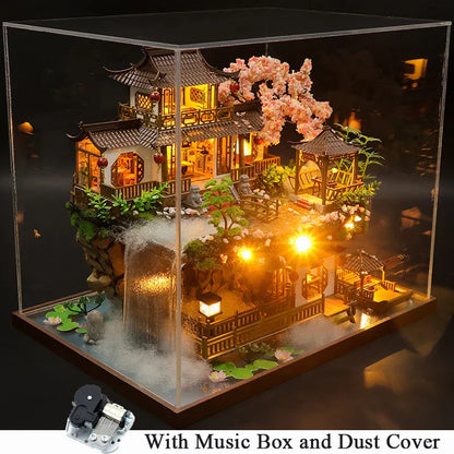 Frendorf | DIY Holz Chinesisches Antikes Casa Miniatur Gebäude Kit