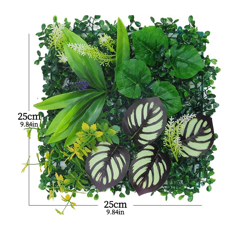 Frendorf | 25x25cm Kunstrasenpaneel – Üppiger grüner Rasen Hintergrund für Hochzeit, Hotel, Garten & Wohnkultur