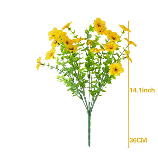 Frendorf | 18 Bündel UV-beständige künstliche Rosenblumen – Künstliche Pflanzen für den Außenbereich, Garten, Veranda, Fensterbank, Wohnkultur und Landschaftsgestaltung