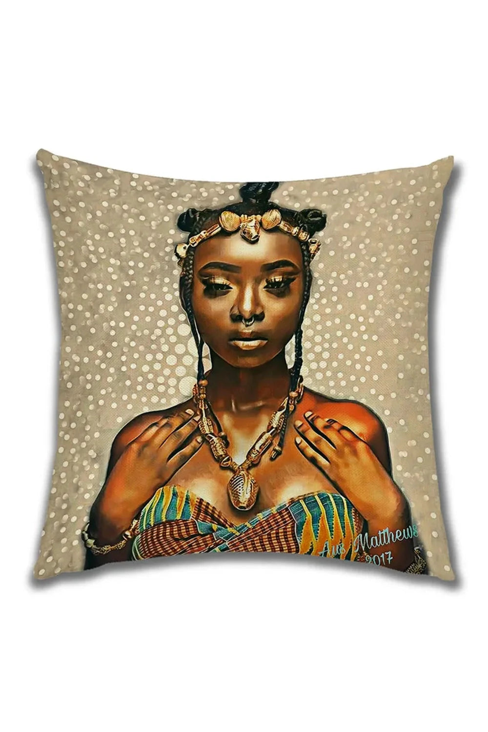 Afrikanische Damen-Kissenbezug