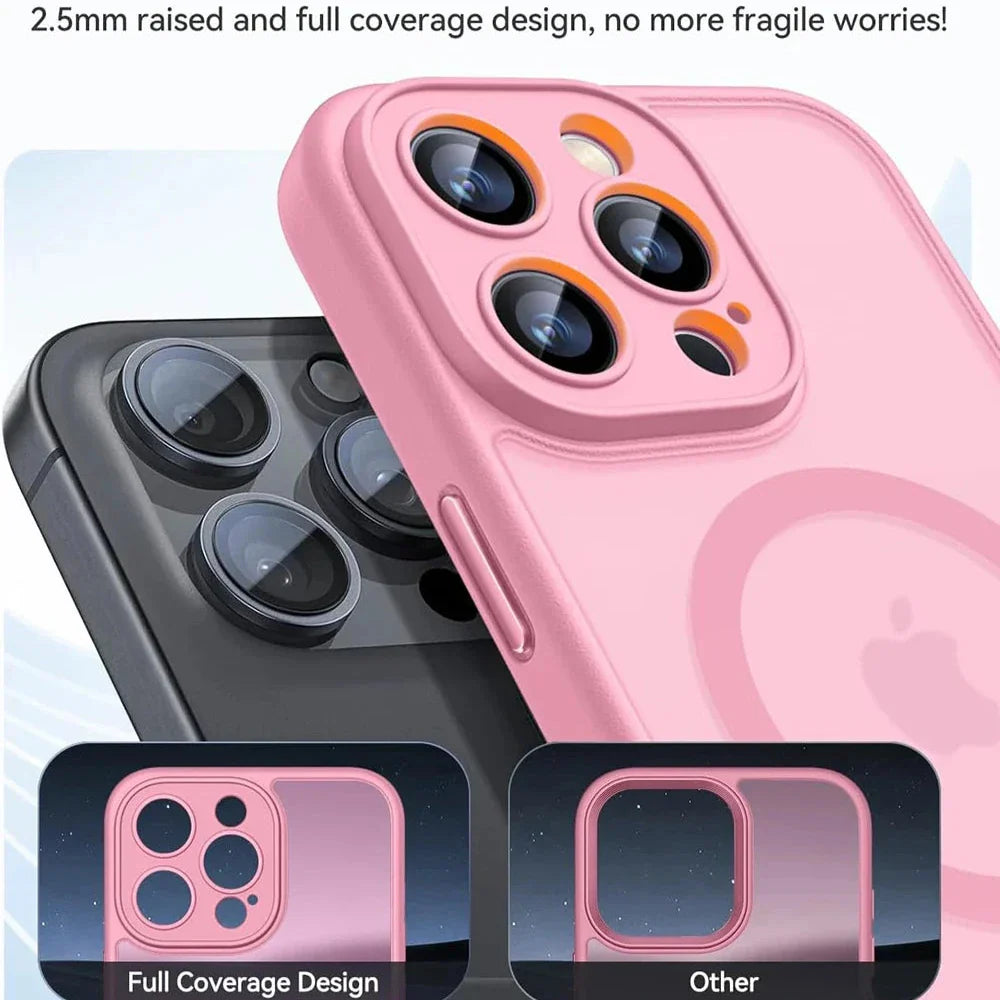 Frendorf | Hybrid Schockfeste iPhone Matte Transparente MagSafe Hülle