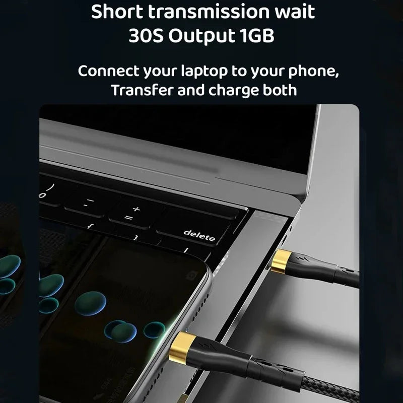 Frendorf | 120W Typ C zu Typ C Lade-Datenkabel