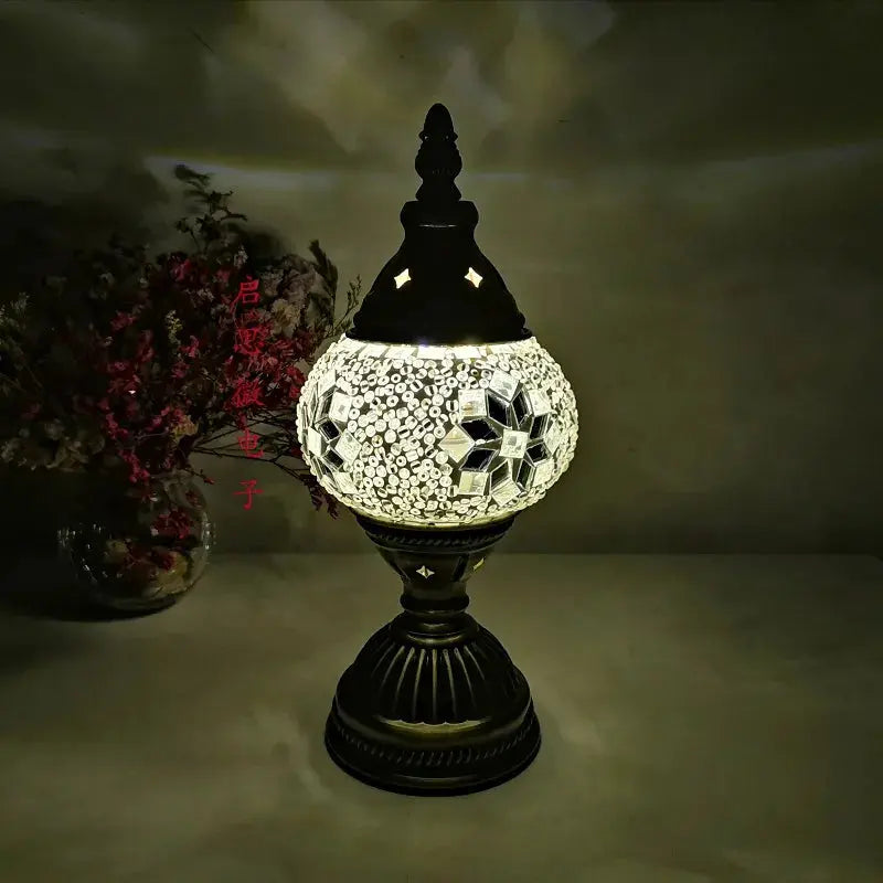 Frendorf | Sanftes Licht der Mosaik-Türkischen Lampe für eine warme Atmosphäre