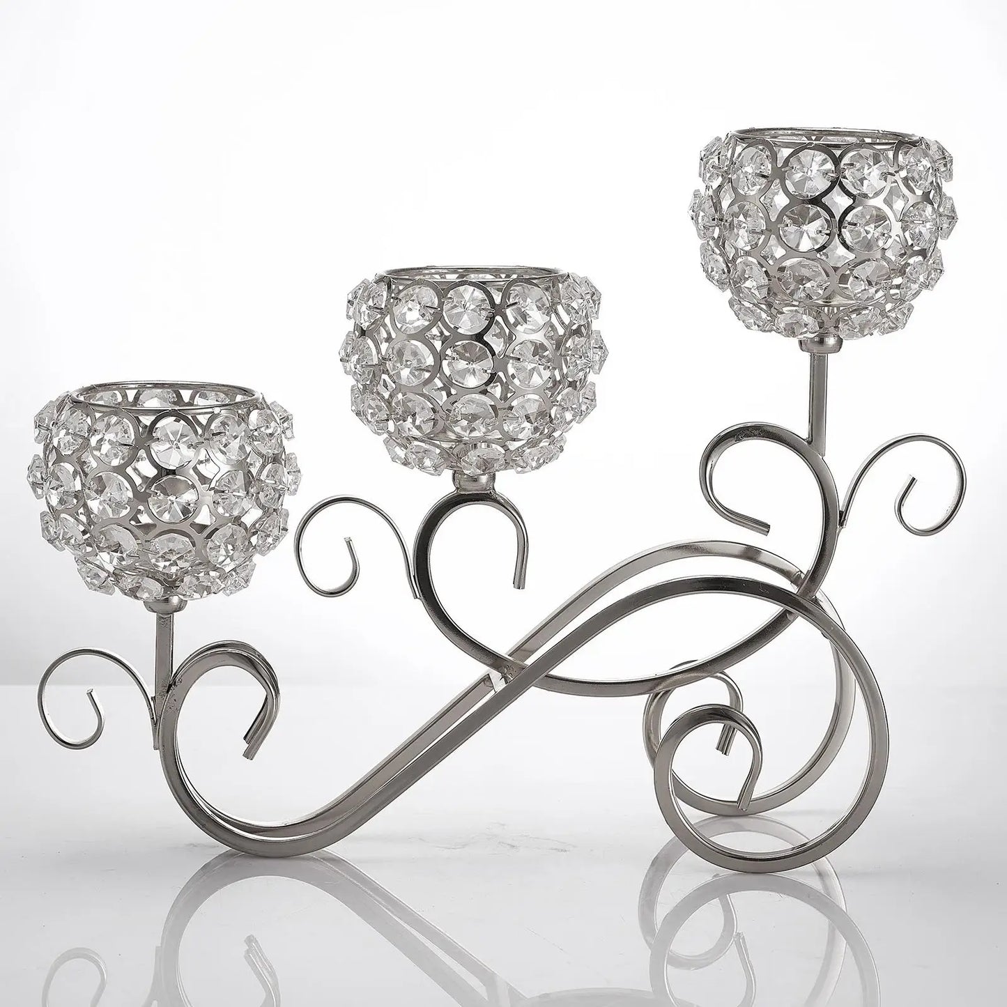 Kristall Kerzenhalter 3 Arme Kerzenständer Jubiläum Candelabra Kerzenständer Hochzeitsfeier Tisch Dekoration Candelabra