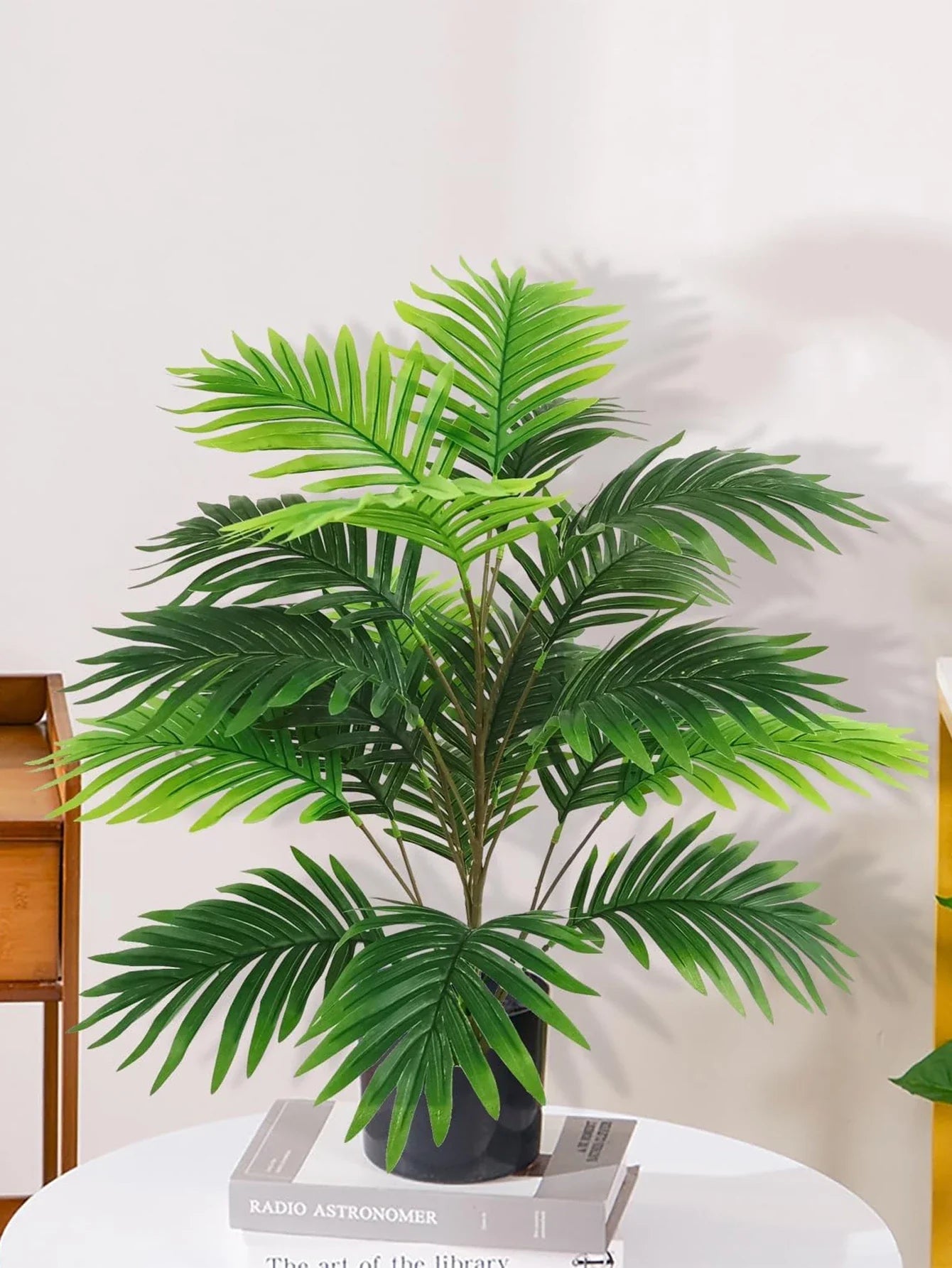 Frendorf | 1pc Künstliche Palmenpflanzenblätter – Faux Monstera & Schildkrötenblatt für Außen- & Innendekoration – Große tropische Palmenbaum-Imitationsblätter