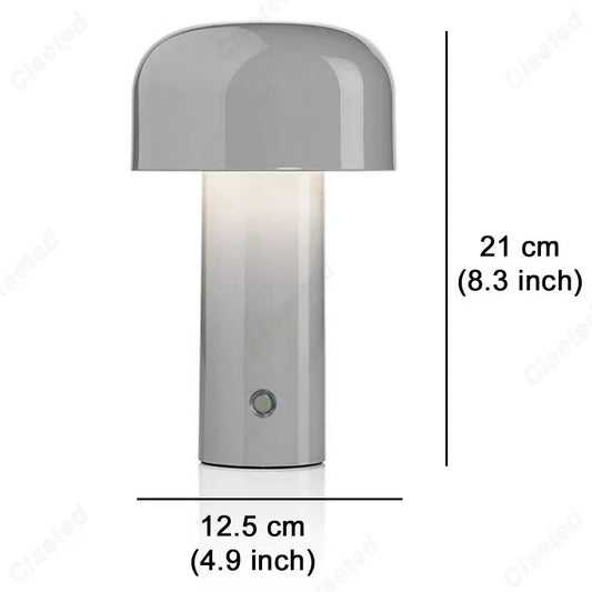 Italienischer Designer-Pilz-Tischlampe – Vielseitige Eleganz für drinnen und draußen