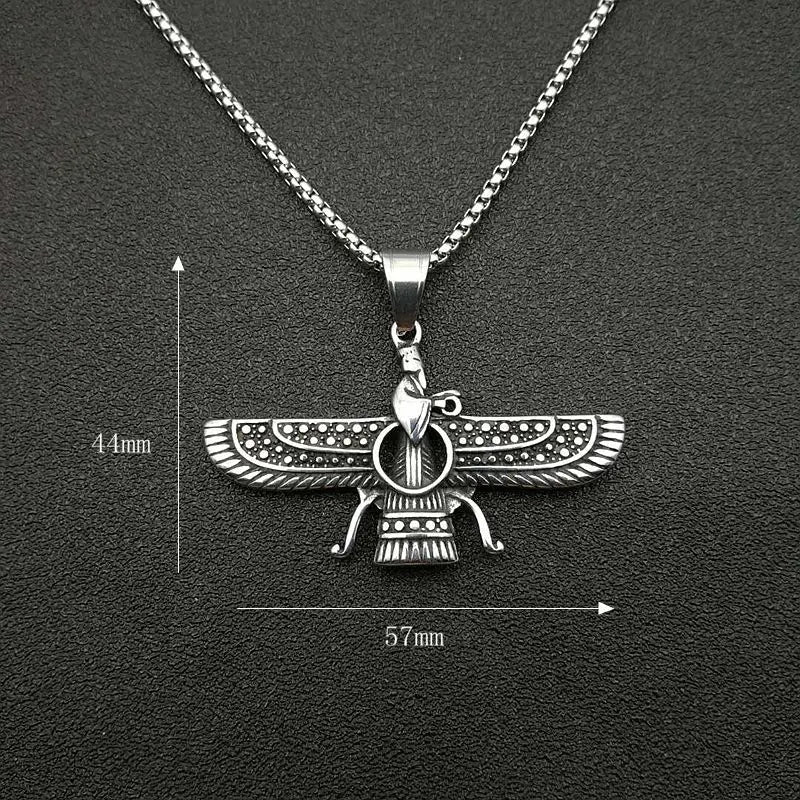 Zoroastrische Faravahar / Ahura Mazda Anhänger Halsketten