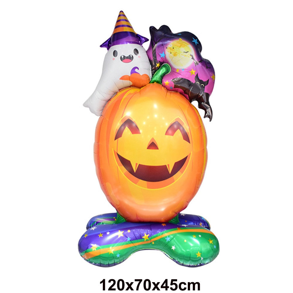 Halloween aufblasbarer Geist Baum Ballons Kürbisse Mumie Miko für Outdoor Indoor Garten Halloween Party Kinder aufblasbares Spielzeug Deko