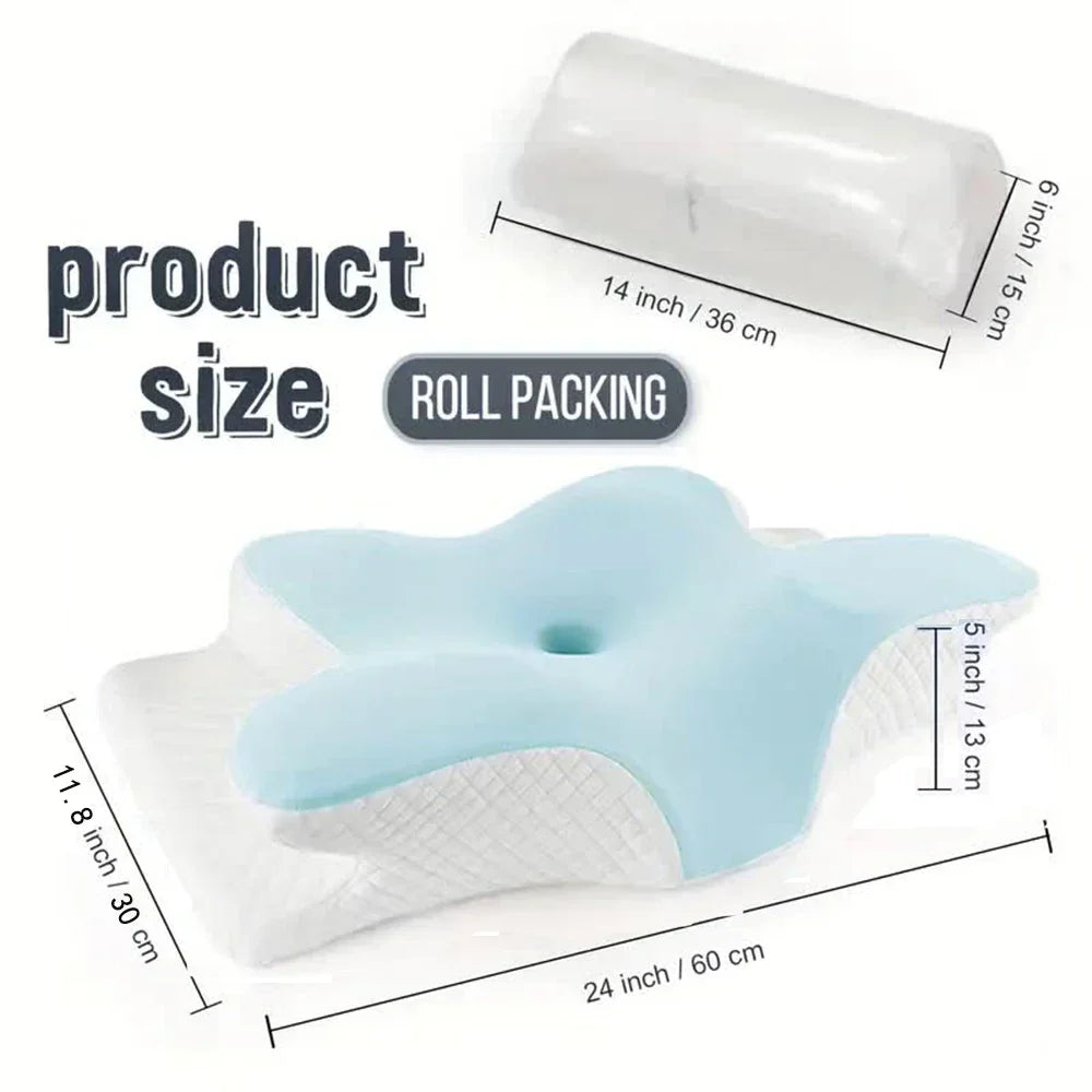 Frendorf | Schmetterlingsförmiges Memory-Schaum-Ergonomie-Kissen