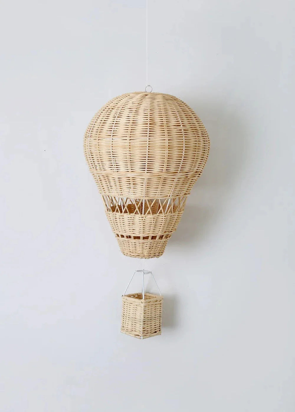 Handgefertigtes Rattan Woven Luftballon Mobile Ornament