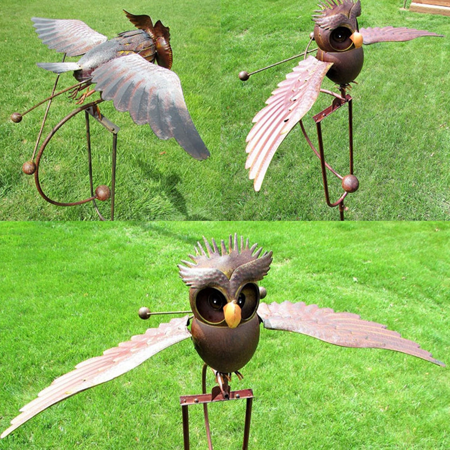 Metallischer Adlerflügel Flatternder Spinner
