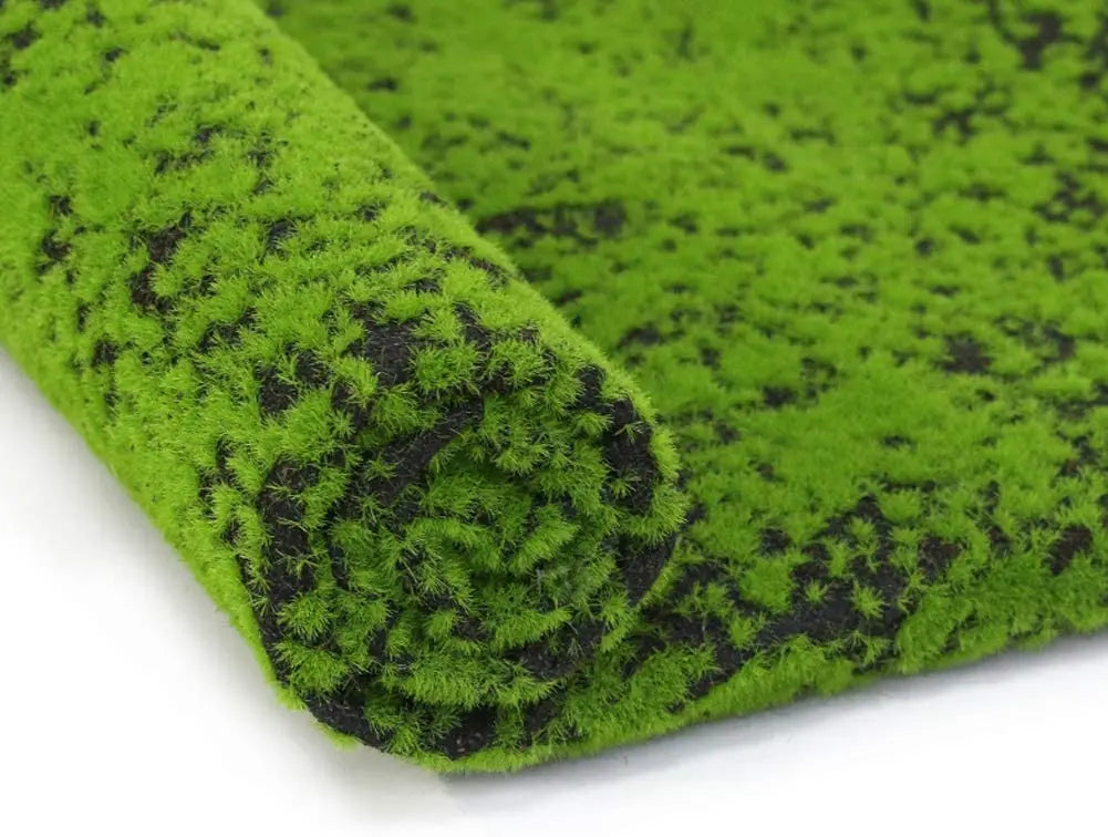 Frendorf | 1x1m Künstliche Moosmatte – Lebensechtes grünes Moos-Turf für Zuhause, Garten, Terrasse und Büroschmuck, Perfekt für DIY-Landschaftsgestaltung und Themen-Dekoration