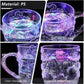 1 Stück Farbwechsel Leuchtende LED Drachen Tasse Wasser Aktiviert Lichter Bier Kaffee Milch Tee Wein Whiskey Bar Becher Reise Kreatives Geschenk