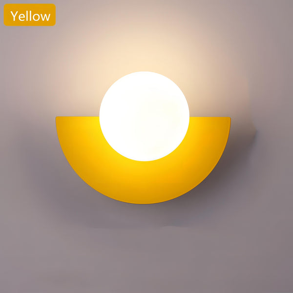 Everest - Nordische Halbrunde Wandlampe
