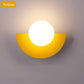 Frendorf | HaloCrest Nordische Halbkreis-Wandleuchte | Modernes Design | LED Beleuchtung | Energiesparend