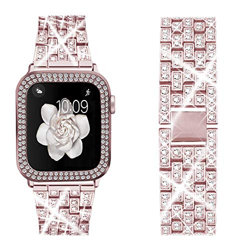Frendorf | Diamantarmband und -etui für Frauen für Apple Watch