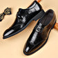 Frendorf | Herren Leder Schuhe Stilvolle Herren Schuhe Spitz Oxford Hochzeit Leder Herren Dress Schuhe Gentleman Büro Mann Schuh