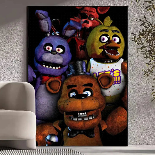 Fünf N-Nächte bei F-Freddys Poster Drucke Wandbilder Wohnzimmer Heimdekoration