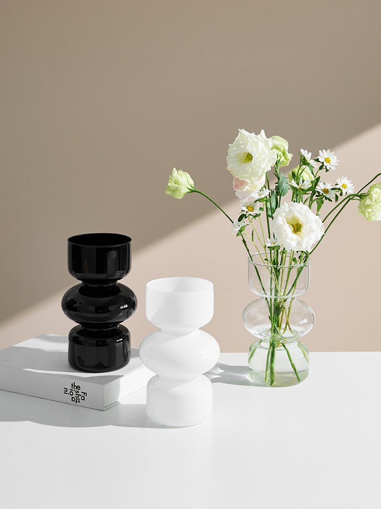 Glas Tier Vase - Mehrfarben