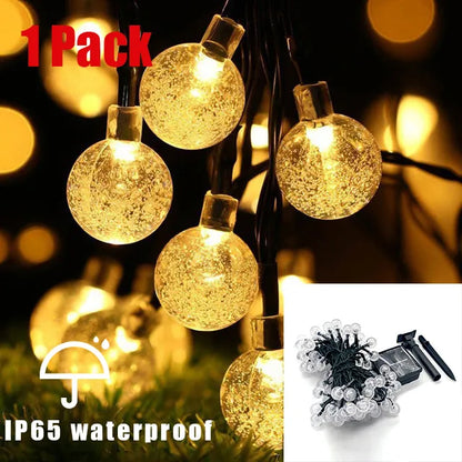 Frendorf | 100 LED Solar Lichterkette Außen - Wasserdicht