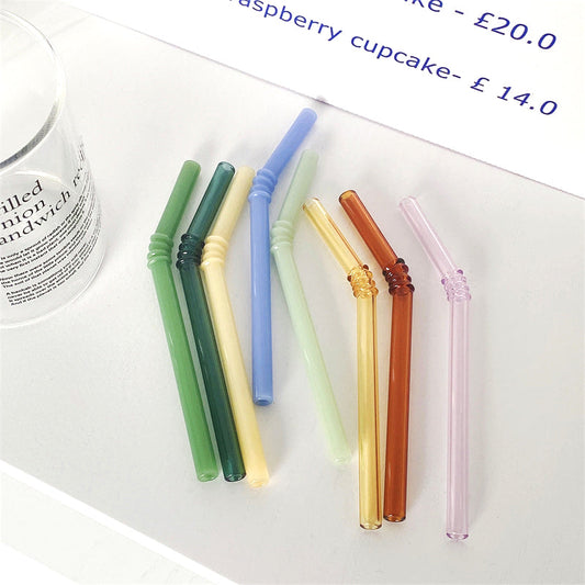 Glasstrohhalm - Set aus 4