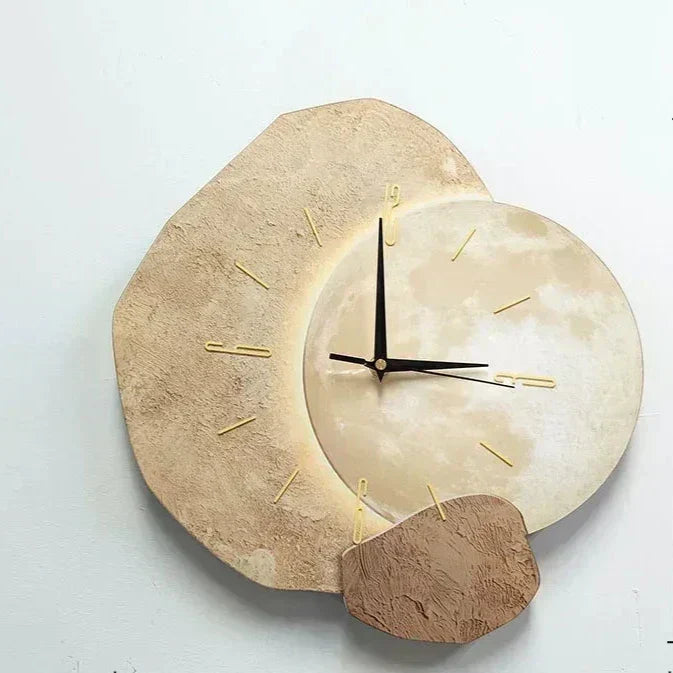 Frendorf | Moderne Wanduhren für Wohnzimmer – Elegante und Ästhetische Uhr mit Leise Funktion