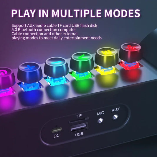 Frendorf | Mechanischer kabelloser bunter RGB-Lautsprecher