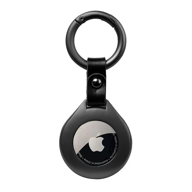 Frendorf | Hochwertige Leder Metall Anhänger Schutzhülle Für Apple Airtags