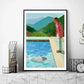 David Hockney Kunst POSTER Poster Drucke Wandbilder Wohnzimmer Heimdekoration