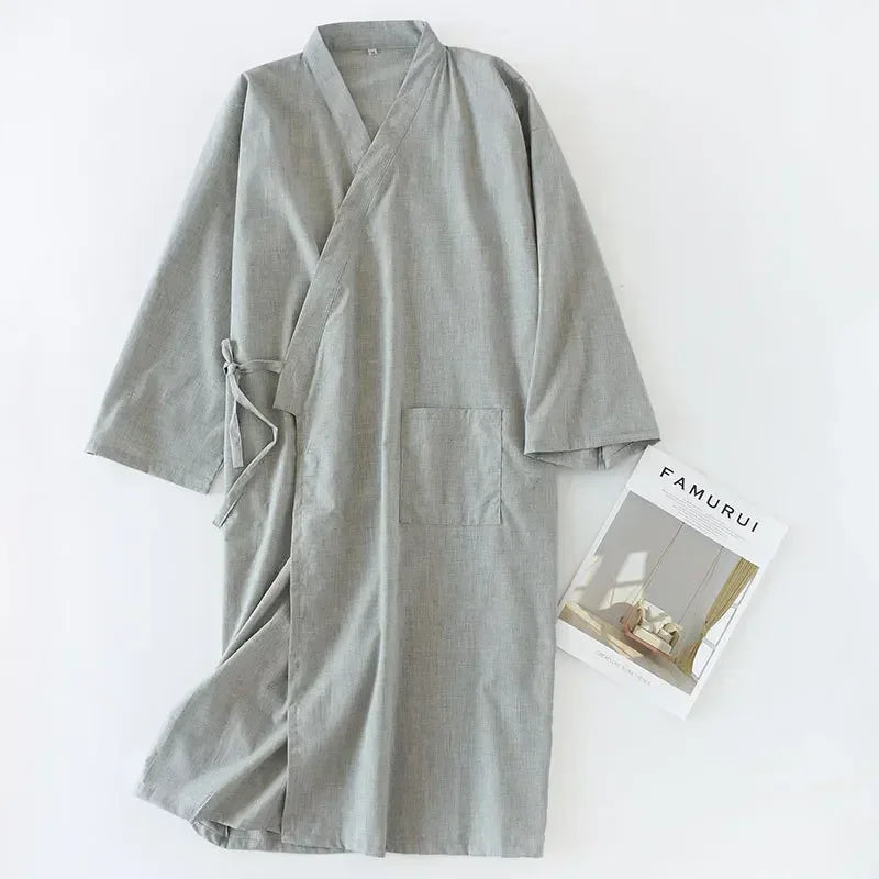 Frendorf | SleepRobe Bademantel - Luxuriöser Herren Kimono Bademantel 2024