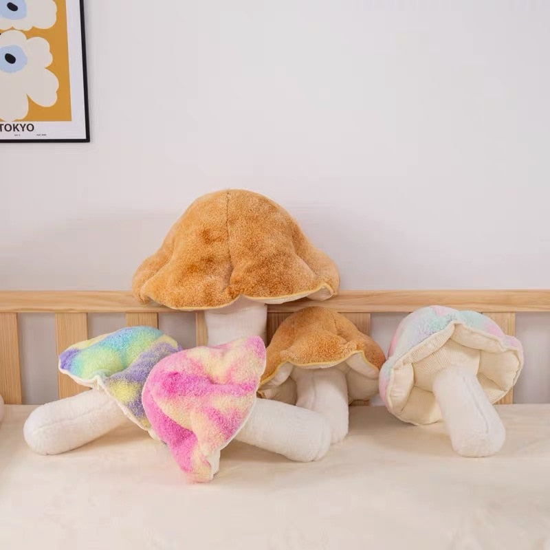 Fluffy Mushroom Kissen