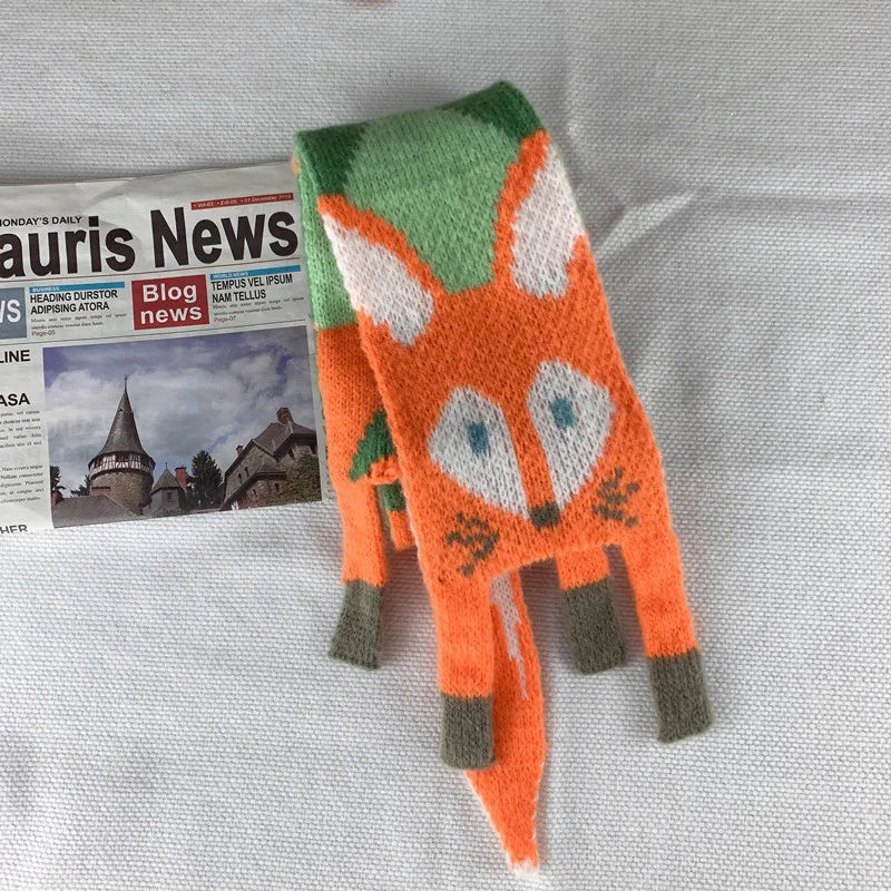 Frendorf | Tiere Cartoon Strickschals