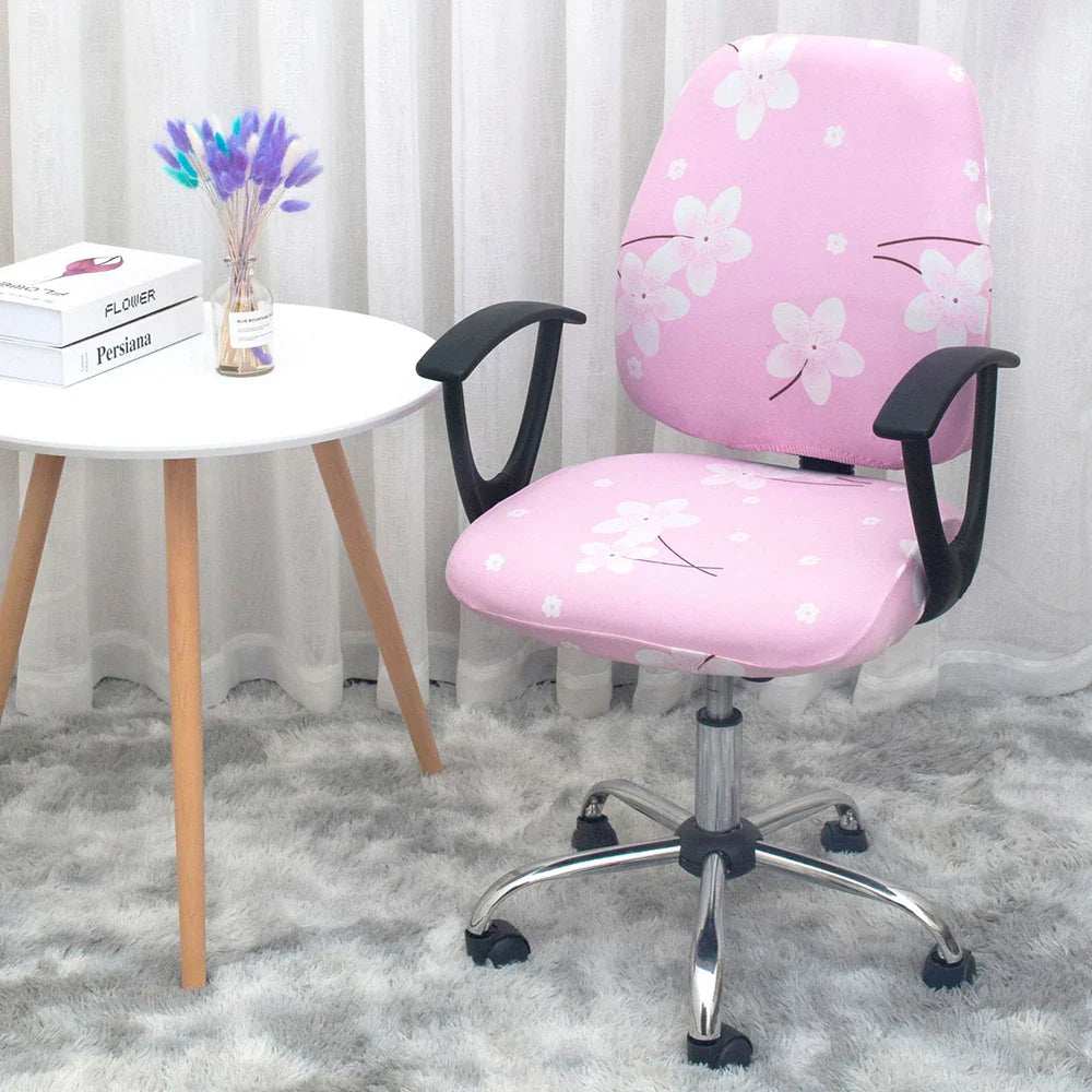 2-teilig Geteilte Büro Rose Stuhlhussen