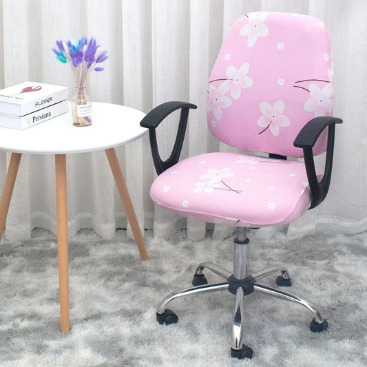 2-teilig Geteilte Büro Rose Stuhlhussen